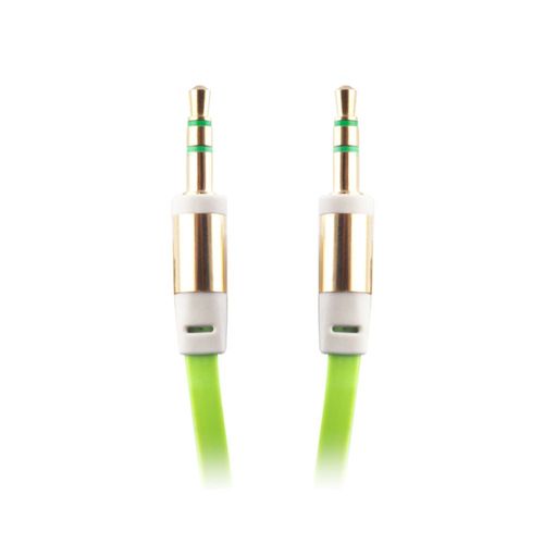 Adaptateur jack-jack 80 cm couleur vert