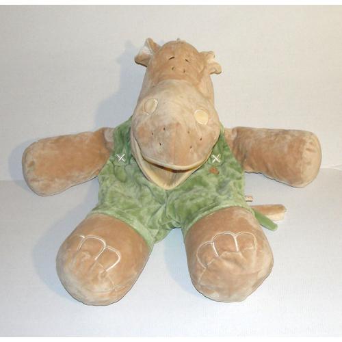 Peluche Hippopotame Range Pyjama Hippoum Noukies