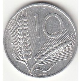 Italie, 10 Lires, 1956