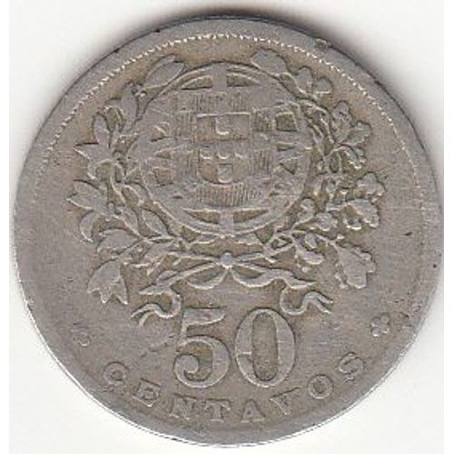 Portugal, 50 Centavos Republica Portuguesa, 1931