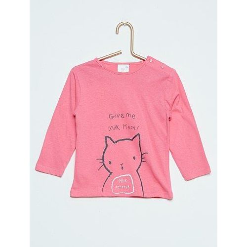 T-Shirt Coton 36 Mois Rose
