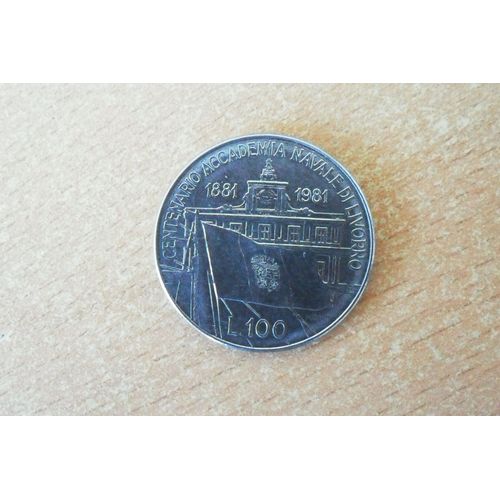 100 Lires Commémoratif 1881-1981 En Ttb+