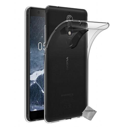 Housse Etui Coque Silicone Gel Fine Pour Nokia 5.1 (2018) + Verre Trempe Transparent Tpu