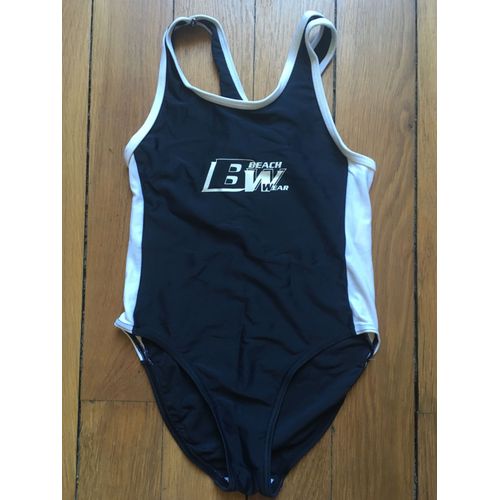 Maillot De Bain 1 Pièce Noir Taille 138(10 Ans) Beach Wear