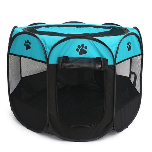 Parc A Chiot Bleu Grand Parc Animaux Parc A Chiots Chiens Chats Chatons Petits Animaux Enclos Pour Animaux Pliable Rakuten