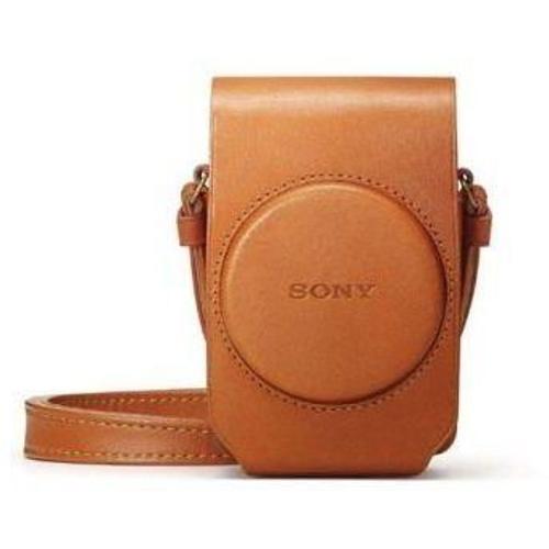 Housse pour RX100 Sony LCS-RXGT couleur Brun