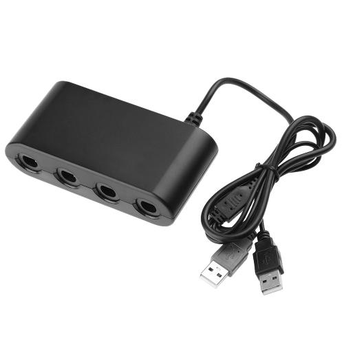 4 ports pour GC GameCube à pour Wii U PC USB Nintendo Switch