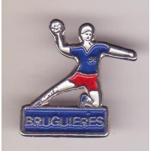 Pins Handball Bruguieres (31) 2.5x2.5 Cm