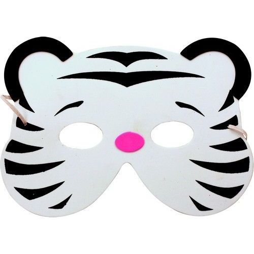 Masque Tigre Blanc Enfant Taille Unique