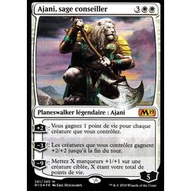 Ajani sage conseiller FOIL Mtg Deck Arpenteur M2019 m