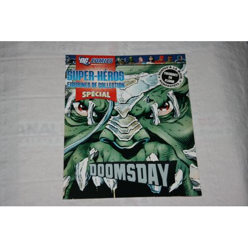 Fascicule Dc Comics Super Héros Figurines De Collection Spécial Doomsday Eaglemoss Avec Le Poster