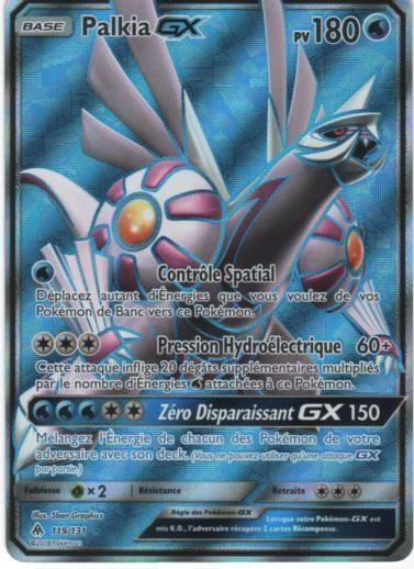 Check the actual price of your Palkia-GX 119/131 Pokemon card