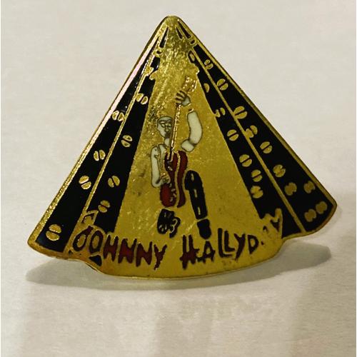 Pins Musique Johnny Hallyday / Doré