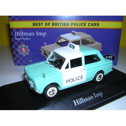 Hillman Imp Kent Police Gb 1966 1/43 Corgi Atlas 106 Neuf-Atlas