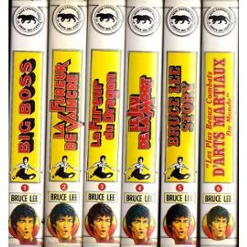 Bruce Lee / Big Boss - La Fureur De Vaincre - La Fureur Du Dragon - Le Jeu De La Mort - Bruce Lee Story - Les Plus Beaux Combats D'arts Martiaux [Vhs] L'intégrale René Chateau 25ème Anniversaire