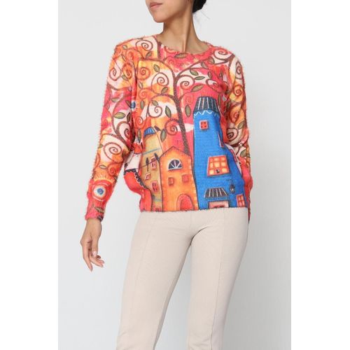 Pull Multicolore Femme Cmp 55 Paris Taille Unique