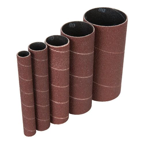 Manchons de ponçage corindon 5 pcs - 5 manchons de ponçage TSPSS80G5PK grains 80