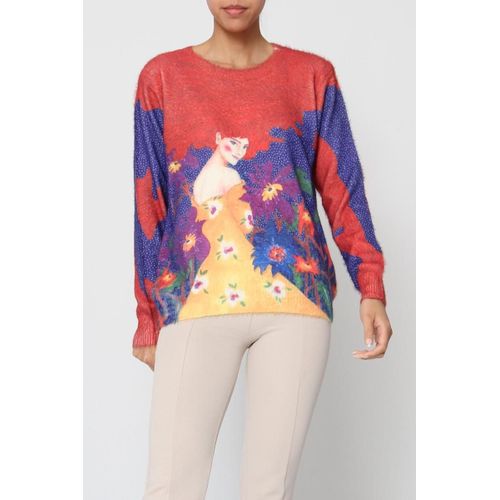 Pull Multicolore Femme Cmp 55 Paris Taille Unique