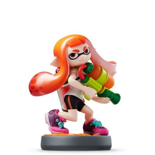 Amiibo Fille Inkling (Orange) [Collection Splatoon]