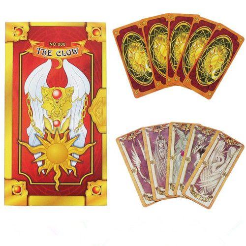 Cardcaptor Carte Sakura De Clow Cards Full Set Anime Cosplay Fortune Tarot Card Captor