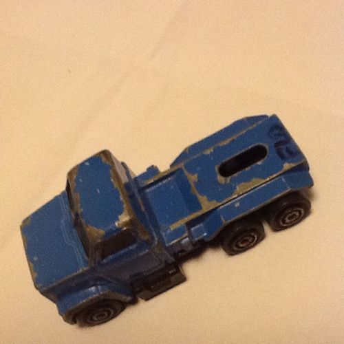 Majorette Camion Bleu 1/100