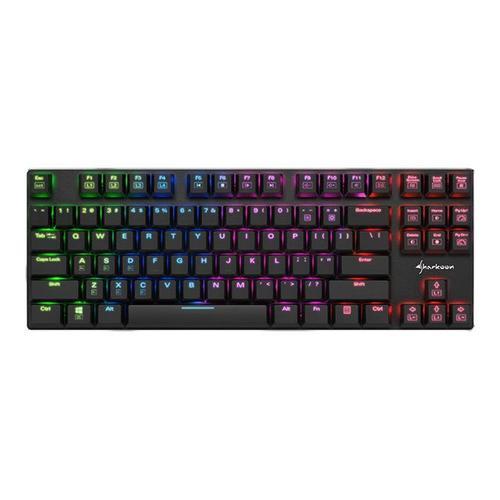 Sharkoon PureWriter TKL RGB - Clavier - rétroéclairé - USB - US - commutateur : Kailh Red