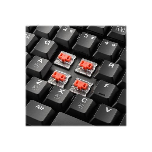 Sharkoon PureWriter TKL RGB - Clavier - rétroéclairé - USB - Allemand - commutateur : Kailh Blue