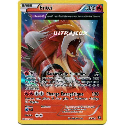 Pokémon - 15/98 - Entei - Xy - Origines Antiques - Holo Rare