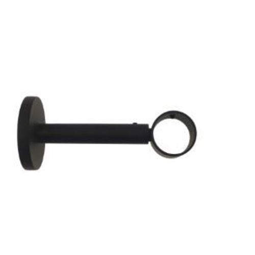 Lot De Deux Support De Barre De Rideau Diamètre 20 Mm Noir