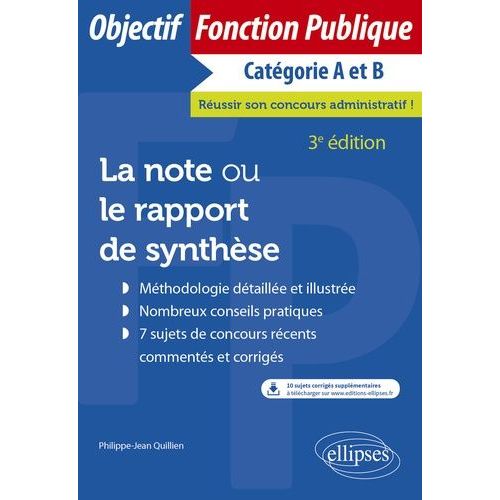 La Note Ou Le Rapport De Synthèse