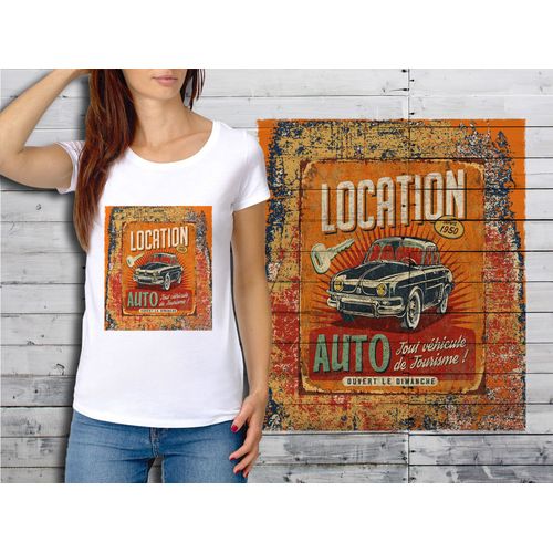 T-Shirt Blanc Femme Taille Xl Collection Vintage Motors 10