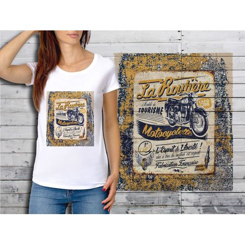 T-Shirt Blanc Femme Taille Xl Collection Vintage Motors 11
