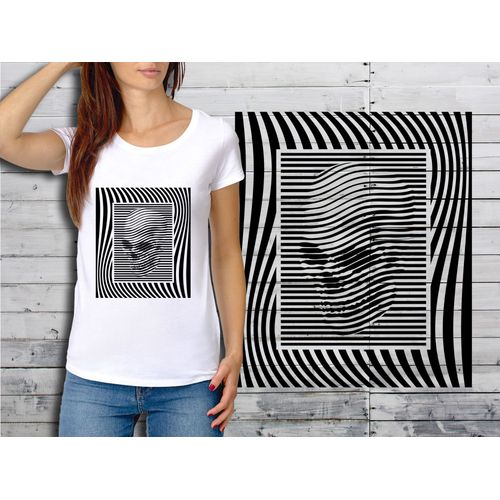 T-Shirt Blanc Femme Taille Xl Collection Skull Tete De Mort 21