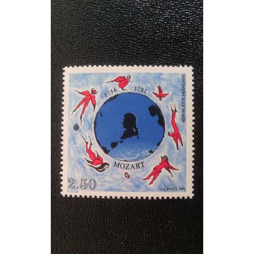 Timbre France Yt 2695 Wolfgang Amadeus Mozart (1756-1791) 1991