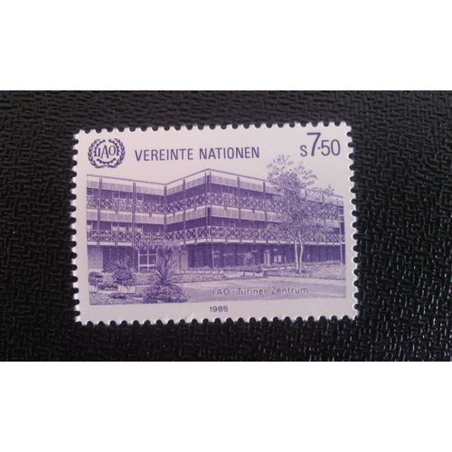 Timbre Nations Unis (Onu) Vienne Yt 47 Centre De Formation Turin 1985