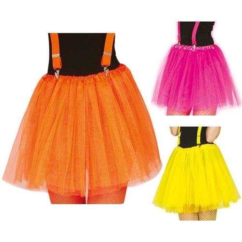 Tutu Fluorescent Pour Femme En Diff?Rentes Couleurs. (Couleur Fuchsia)