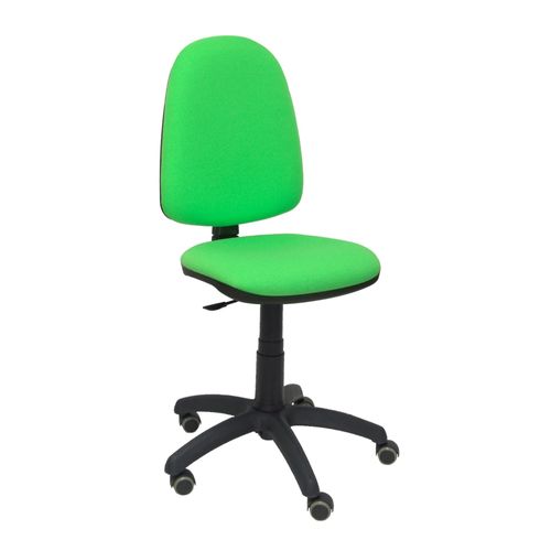 Modèle 04cpbali22rp Chaise De Bureau Ergonomique Avec Mécanisme De Contact Permanent, Réglable En Hauteur Et Roues De Parquet Assise Et Dossier Rembourrés En Tissu Bali Couleur Pistache