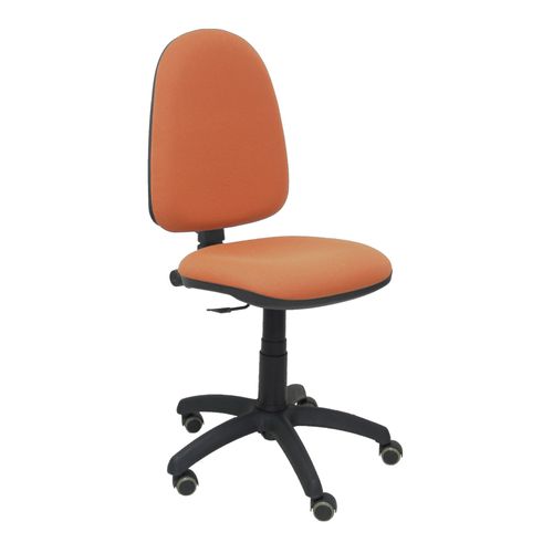 Modèle 04cpbali363rp Chaise De Bureau Ergonomique Avec Mécanisme De Contact Permanent, Réglable En Hauteur Et Roues De Parquet Assise Et Dossier Rembourrés En Tissu Bali Couleur Brun