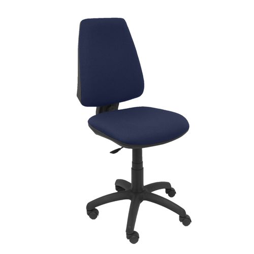 Modèle 14cpbali200 Cp Chaise De Bureau Ergonomique Avec Contact Permanent Et Réglable En Hauteur Assise Et Dossier Rembourrés En Tissu Bali De Couleur Bleu Marine