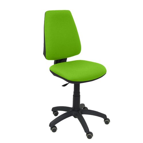 Modèle 14cpbali22rp Cp Chaise De Bureau Ergonomique Avec Contact Permanent, Réglable En Hauteur Et Roues De Parquet Assise Et Dossier Rembourrés En Tissu Bali De Couleur Pistache