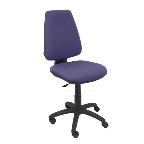 Modèle 14cpbali261 Cp Chaise De Bureau Ergonomique Avec Contact Permanent Et Réglable En Hauteur Assise Et Dossier Rembourrés En Tissu Bali De Couleur Bleu Clair