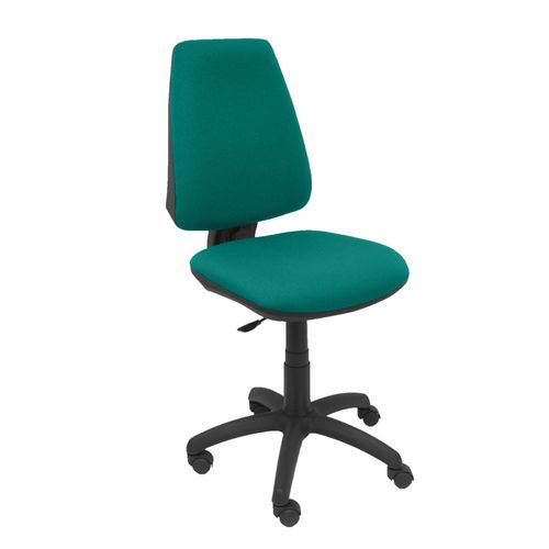 Modèle 14cpbali39 Cp Chaise De Bureau Ergonomique Avec Contact Permanent Et Réglable En Hauteur Assise Et Dossier Rembourrés En Tissu Bali De Couleur Vert Clair