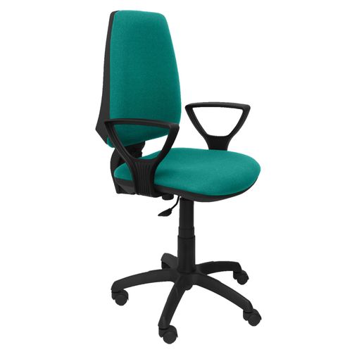 Modèle 14cpbali39bgolf Cp Chaise De Bureau Ergonomique Avec Contact Permanent Et Réglable En Hauteur Assise Et Dossier Rembourrés En Tissu Bali De Couleur Vert Clair (Bras Fixes Inclus)