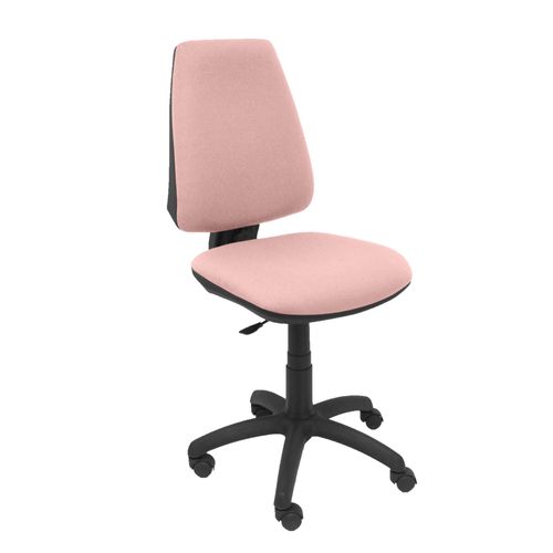 Modèle 14cpbali710 Cp Chaise De Bureau Ergonomique Avec Contact Permanent Et Réglable En Hauteur Assise Et Dossier Rembourrés En Tissu Bali De Couleur Rose Pâle