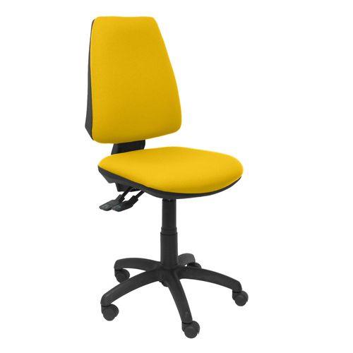Modèle 14sbali100 Cp Chaise De Bureau Ergonomique Avec Mécanisme Synchrone Et Réglable En Hauteur Assise Et Dossier Rembourrés En Tissu Bali De Couleur Jaune
