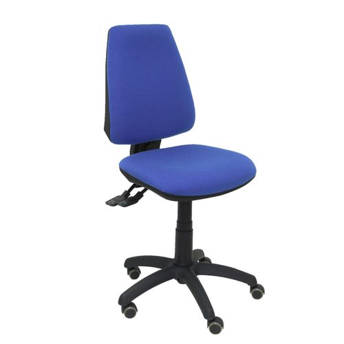 Modèle 14sbali229rp Cp Chaise De Bureau Ergonomique Avec Mécanisme Synchrone, Réglable En Hauteur Et Roues De Parquet Assise Et Dossier Rembourrés En Tissu Bali De Couleur Bleu