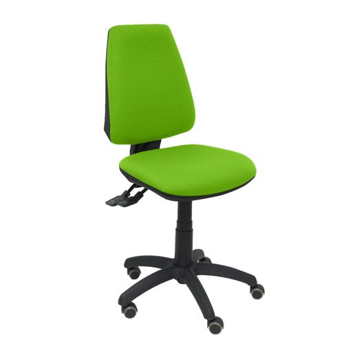 Modèle 14sbali22rp Cp Chaise De Bureau Ergonomique Avec Mécanisme Synchrone, Réglable En Hauteur Et Roues De Parquet Assise Et Dossier Rembourrés En Tissu Bali De Couleur Pistache