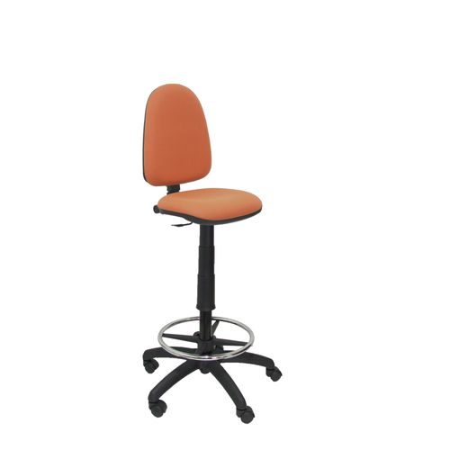 Tabouret Ergonomique Avec Mécanisme De Contact Permanent Réglable En Hauteur Et Anneau De Repose-Pieds Siège Et Dossier Rembourrés En Tissu Bali Brunir Piqueras Y Crespo Modèle T04cp