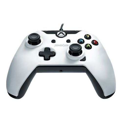 Manette Pdp Wired Controller Filaire Blanc Performance Designed Products Pour Pc, Microsoft Xbox One, Microsoft Xbox One S, Microsoft Xbox One X