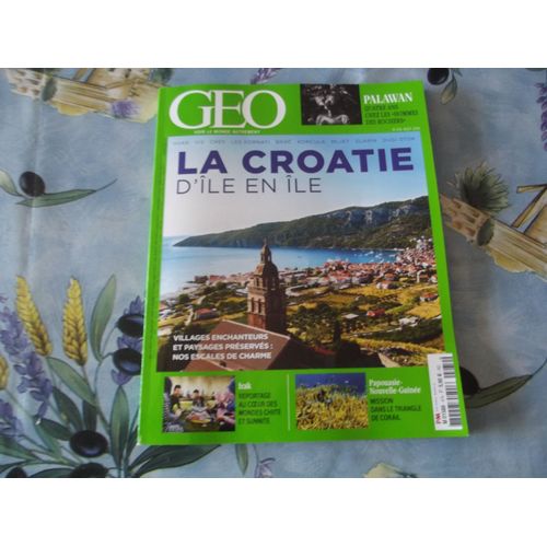 Geo 474 "La Croatie D'île En Île"